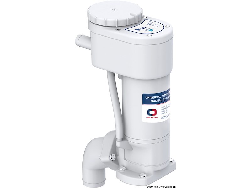 Kit elettrificazione 12V per WC manuale 