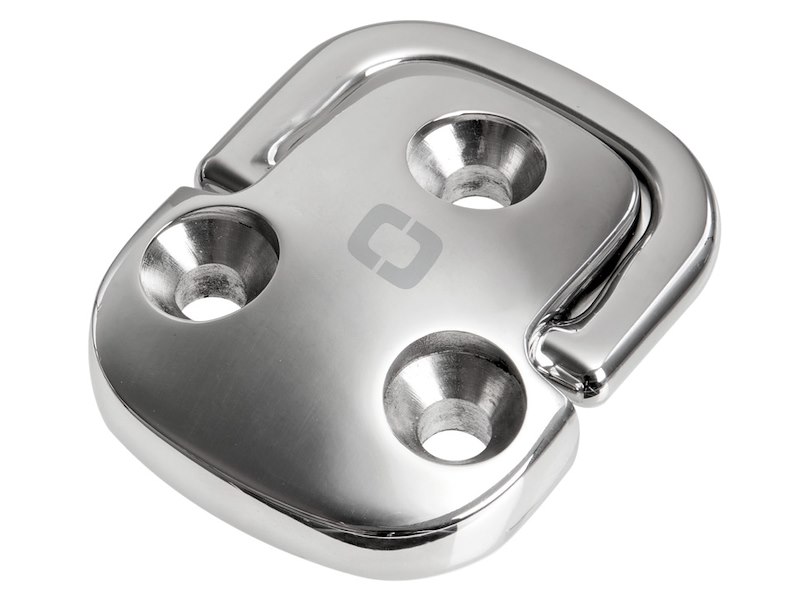 Anelli abbattibili Square pad eyes con anello forgiato HR