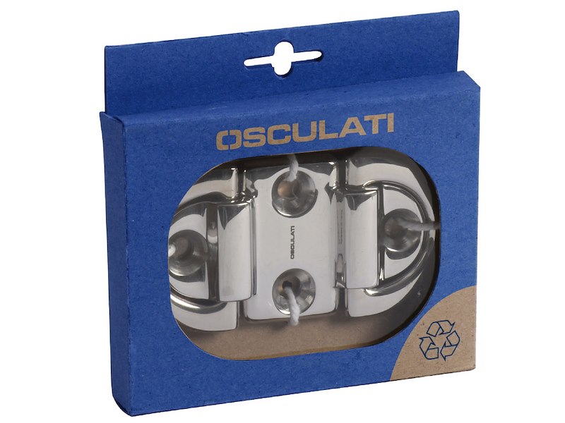 Anelli abbattibili Square pad eyes con anello forgiato HR