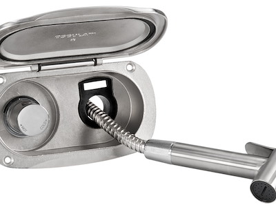 Box doccia Elissa con miscelatore e doccia Tiger