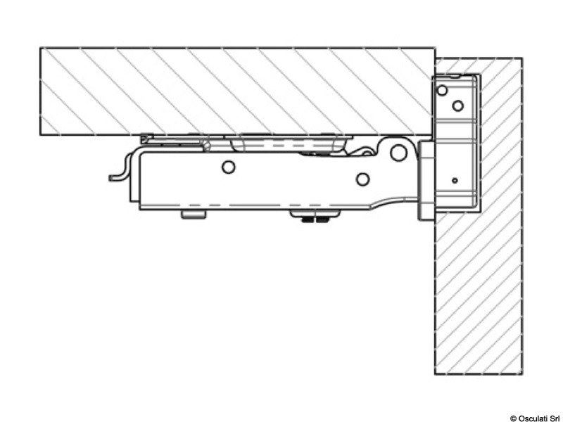 Cerniera a molla per antine Soft Close