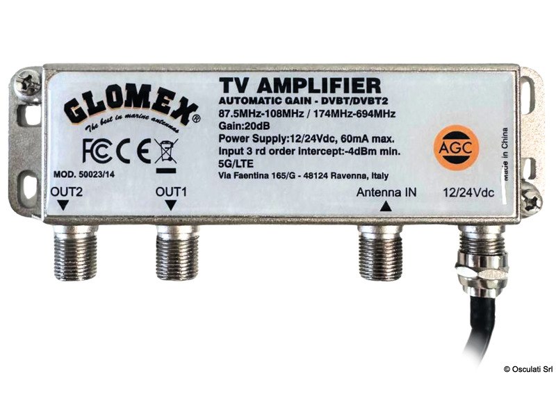 Antenna TV omni-direzionale DVB-T2 Mizar AGC