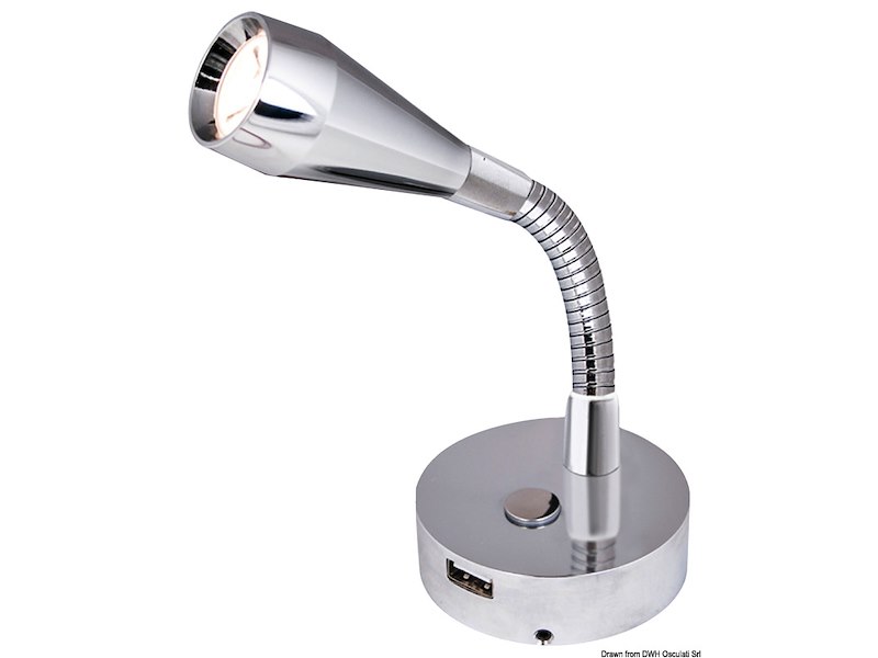 Faretto LED Batsystem LEIA Total black 