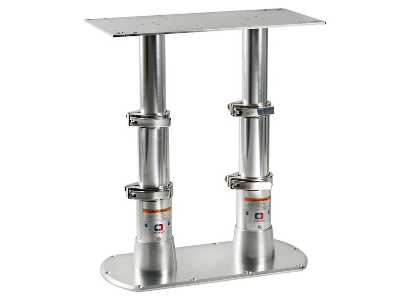 Gamba tavolo doppia base 615 x 300 mm 