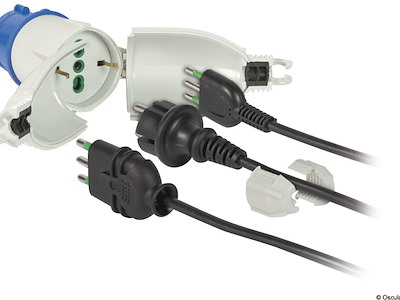 Convertitore da banchina stagno per prese Schuko 