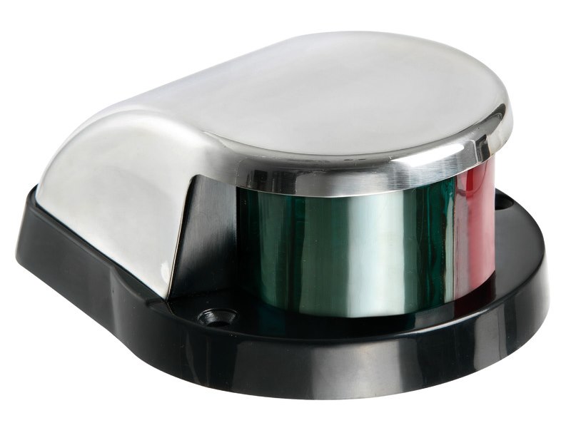 Luci di via bicolori rosso/verde di prua