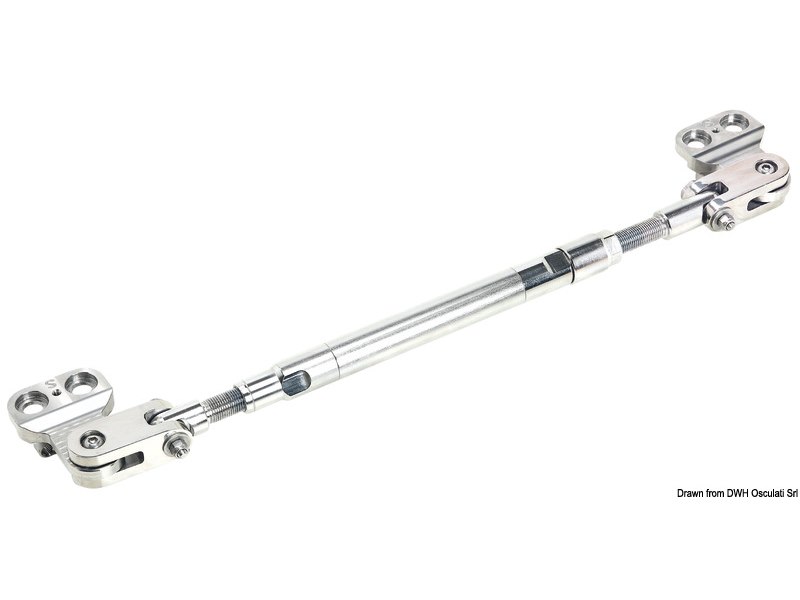 Barra di accoppiamento per fuoribordo con timoneria idraulica