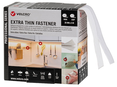 VELCRO® Brand EXTRA THIN Fastener 